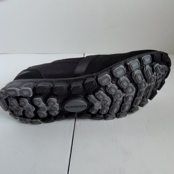 Ladies SZ 6-1/2 Sketchers Black Flex Slip-On Shoe - Picture 5 of 6